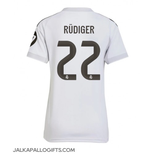 Real Madrid Antonio Rudiger #22 Kotipaita Naiset 2025-26 Lyhythihainen